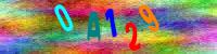 Blue Captcha Image