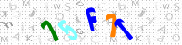 Blue Captcha Image